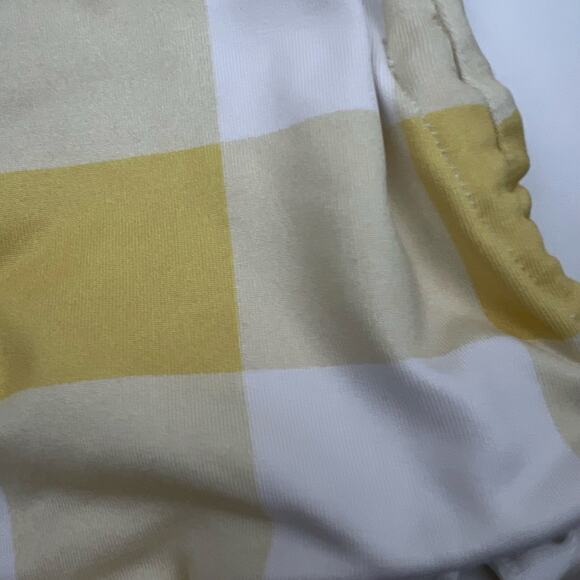 Wildling Well Dressed Wolf Yellow Gingham Rashguard Swimsuit - Picture 3 of 5